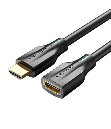 HDMI 2.1 Extension Cable Vention AHBBG, 1,5m, 8K 60Hz/ 4K 120Hz (black)