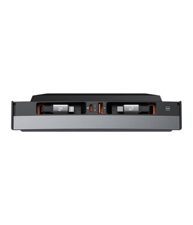 Baseus T-Space Hub per Tesla Nero con cavi USB-C/Lightning