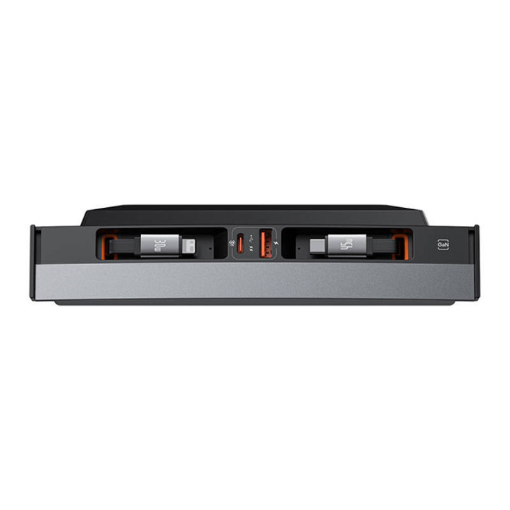 Baseus T-Space Hub per Tesla Nero con cavi USB-C/Lightning