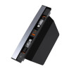 Baseus T-Space Hub per Tesla Nero con cavi USB-C/Lightning
