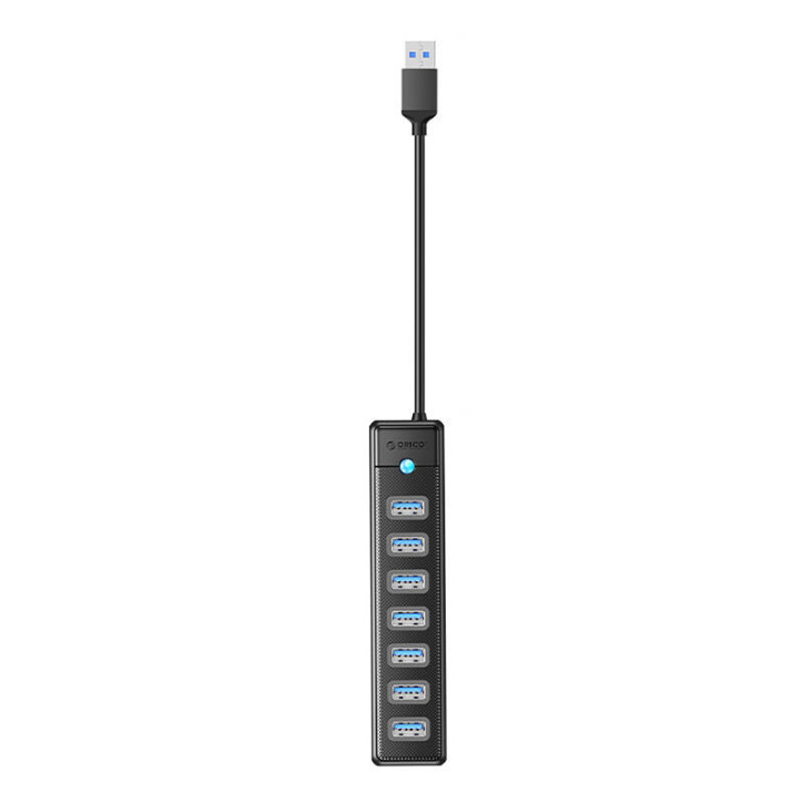 Orico PW7U Hub USB 3.0 7 Porte Nero