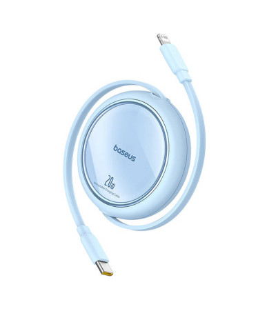 Cavo USB Baseus Free2Pull USB-C to iP 20W 1m Blu