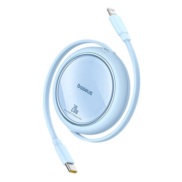 Cavo USB Baseus Free2Pull USB-C to iP 20W 1m Blu