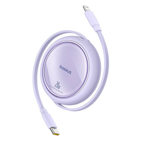 Cavo USB Baseus Free2Pull USB-C to iP 20W 1m Viola