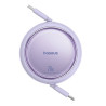 Cavo USB Baseus Free2Pull USB-C to iP 20W 1m Viola