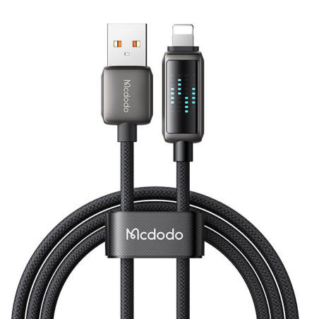 Mcdodo CA-5250 Cavo USB-A a Lightning, display LED, 1.2m