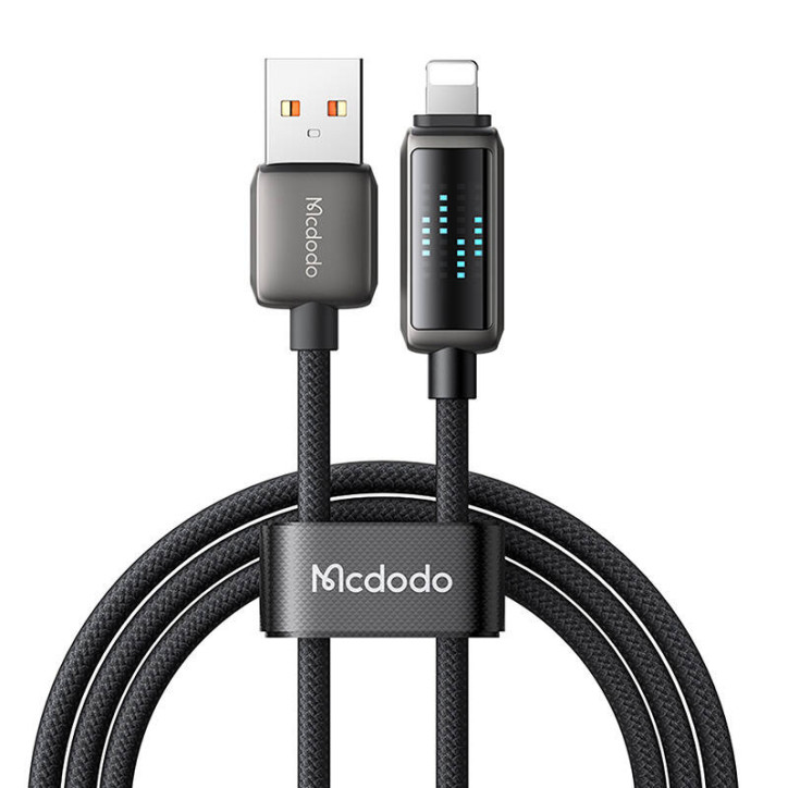 Mcdodo CA-5250 Cavo USB-A Lightning Display LED 1.2m