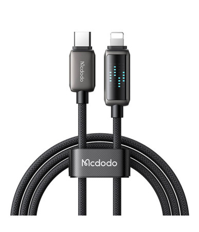 Mcdodo CA-2630 Cavo USB-C Lightning 36W Display LED 1.2m