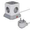 BlitzWolf BW-EC1 Multipresa 4 AC 2 USB-A 2 USB-C 4000W 1.8m Nero