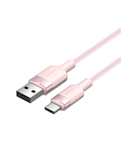 Cavo Vention CTNPH 2M USB 2.0 A a USB-C 3A (Rosa)