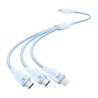 Vention Cavo USB 2.0 A a 3in1 3A 1.5M Blu