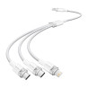 Cavo Vention CTPWG 1.5M USB 2.0 A to 3in1 3A (Bianco)