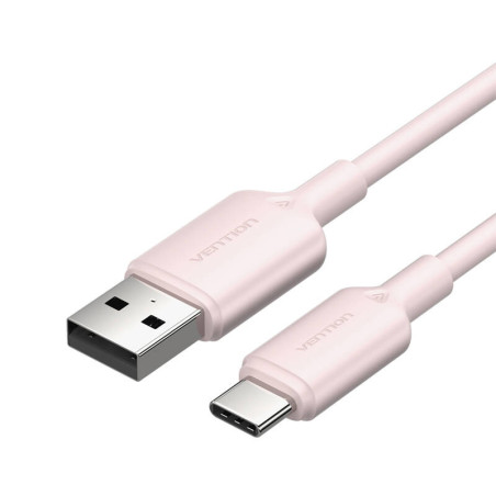 Cavo USB 2.0 A to USB-C 3A Vention CTQPF 1M Rosa