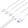 Cavo Vention CTRWG 3-in-1 USB 2.0 A 6A 1.5M Bianco