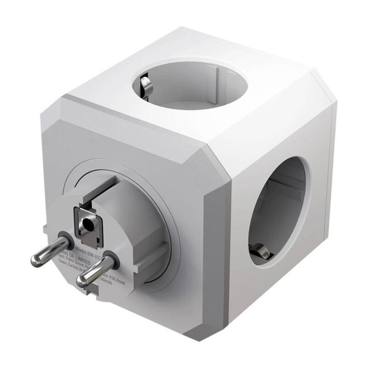BlitzWolf BW-EC2 Power Cube 8-in-1 (4xAC / 2xUSB-A / 2xUSB-C)