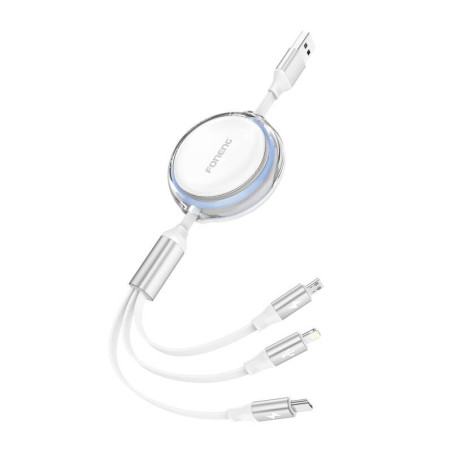 Foneng X113 Cavo 3-in-1 1.1M Bianco
