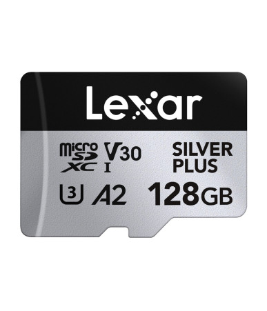 Lexar Set 2x MicroSDXC Silver Plus 128GB + Adattatore