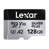 Lexar Set 2x MicroSDXC Silver Plus 128GB + Adattatore