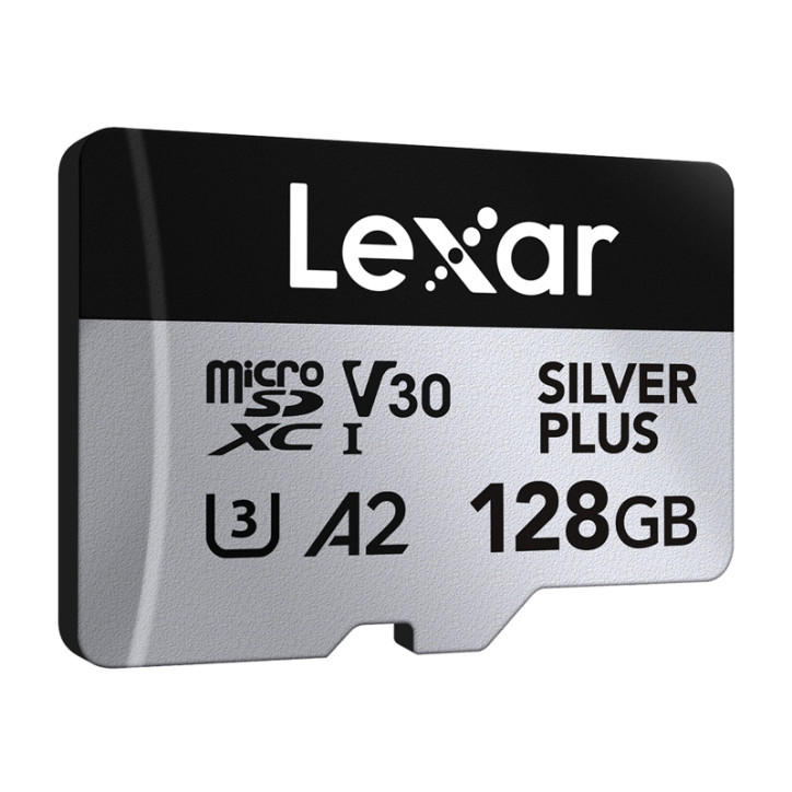Lexar Set 2x MicroSDXC Silver Plus 128GB + Adattatore