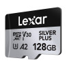 Lexar Set 2x MicroSDXC Silver Plus 128GB + Adattatore