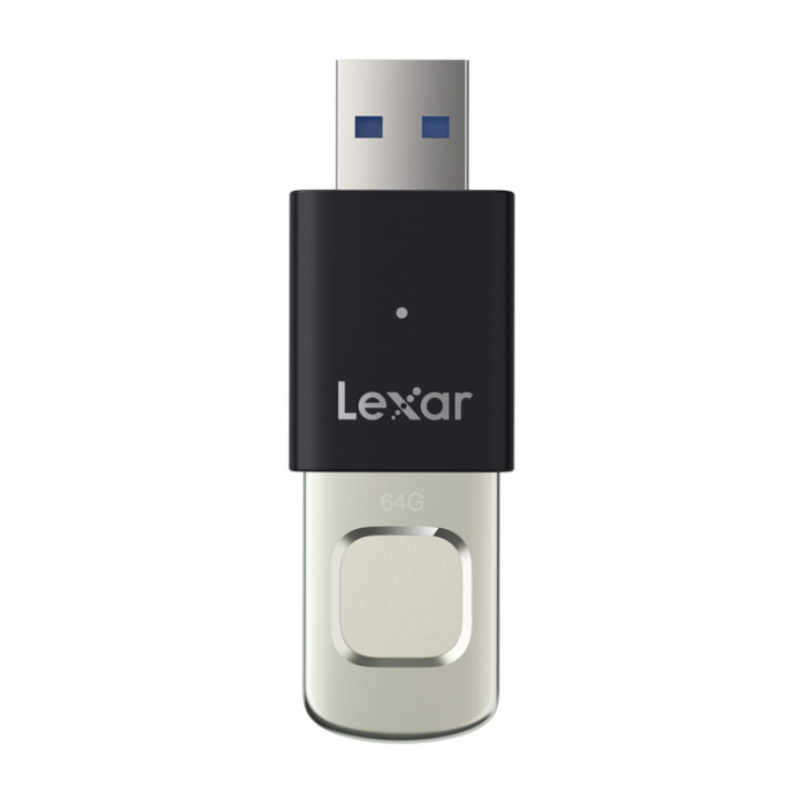 Lexar JumpDrive Fingerprint F35 Pro 64GB USB 3.2 Nero/Argento