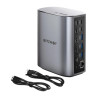 Blitzwolf BW-TH15 Docking Station 17in1: 2xHD+DP+4xC+3xUSB 3.0+USB 3.1+C 3.2+C PD+RJ45+micro SD+SD+Audio 3.5mm Audio