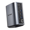 Blitzwolf BW-TH15 Docking Station 17in1: 2xHD+DP+4xC+3xUSB 3.0+USB 3.1+C 3.2+C PD+RJ45+micro SD+SD+Audio 3.5mm Audio