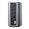 Blitzwolf BW-TH15 Docking Station 17in1: 2xHD+DP+4xC+3xUSB 3.0+USB 3.1+C 3.2+C PD+RJ45+micro SD+SD+Audio 3.5mm