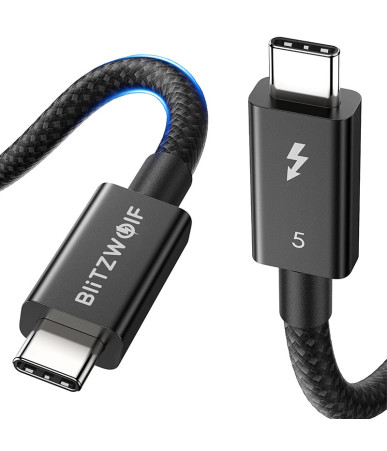 BlitzWolf BW-HDC8 Cavo USB-C 240W 0.5m Nero