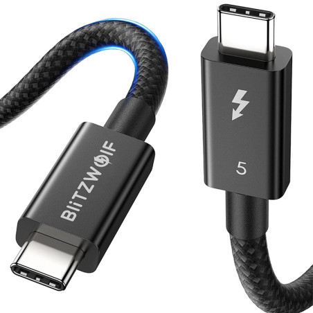 BlitzWolf BW-HDC8 Cavo USB-C 240W 0.5m Nero