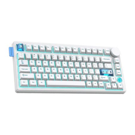 ONIKUMA MT706 Tastiera Meccanica 81 Tasti Bianca QWERTY