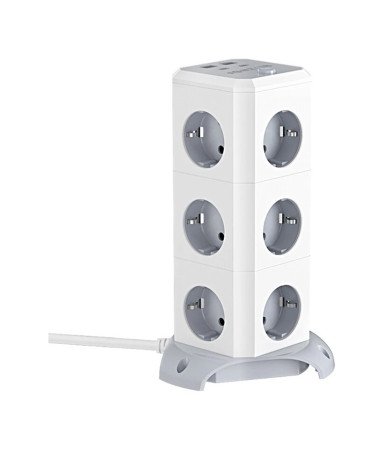 BlitzWolf BW-EC3 Vertical Power Strip with 12 Outlets