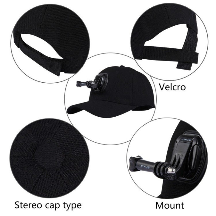 Puluz Cappello con supporto per action camera PU195 Puluz Cappello con supporto per action camera PU195