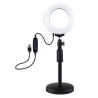 Lampada LED ad anello Puluz con base regolabile PU391