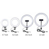 Lampada LED ad anello Puluz con base regolabile PU391