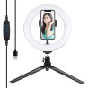 Puluz PKT3073B Treppiede con Anello LED 20cm