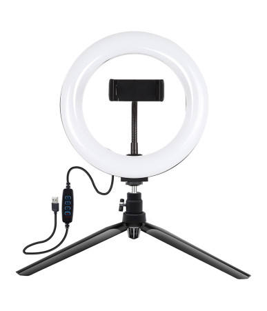 Puluz PKT3073B Treppiede con Anello LED 20cm