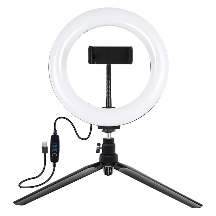 Puluz PKT3073B Treppiede con Anello LED 20cm Puluz PKT3073B Treppiede con Anello LED 20cm