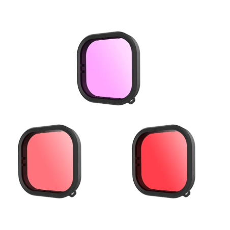 Telesin Set Filtri Subacquei per GoPro Hero 9/10/11/12 GP-FLT-904
