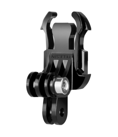Telesin Supporto Doppio Gancio per Action Cam