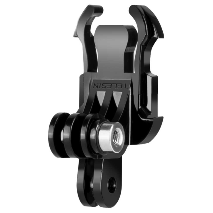 Telesin Supporto Doppio Gancio per Action Cam