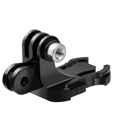 Telesin Supporto Doppio Gancio per Action Cam
