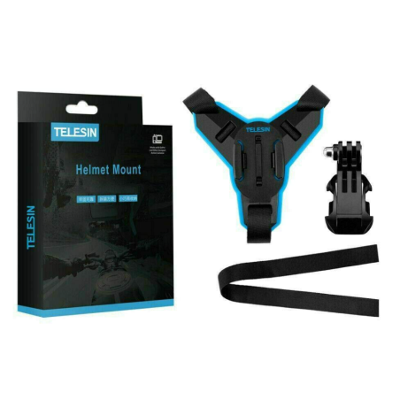 Supporto Mentoniera per Casco Moto Telesin + J-Hook per action camera (GP-HBM-MT7)