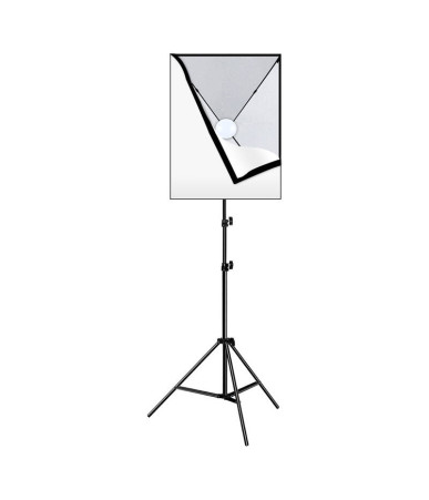 Studio set Puluz softbox LED 50x70cm, con tripod, lampadina LED 1 pz PU5070EU