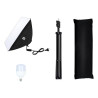 Studio set Puluz softbox LED 50x70cm, con tripod, lampadina LED 1 pz PU5070EU