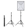 Studio set Puluz softbox LED 50x70cm, con tripod, lampadina LED 1 pz PU5070EU