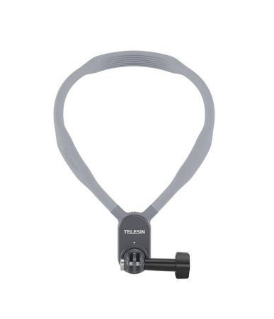 Telesin Supporto da Collo Magnetico TE-HNB-001 per Action Cam e Smartphone