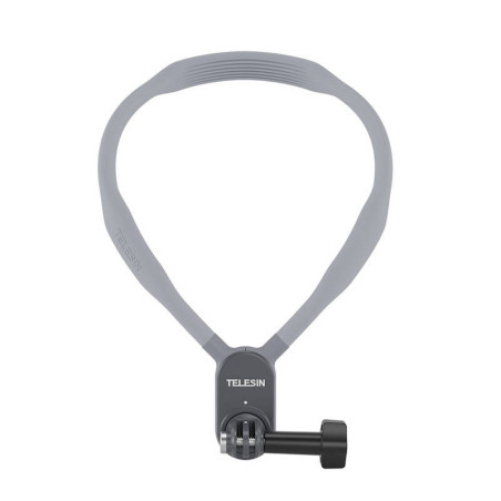 Telesin Supporto da Collo Magnetico TE-HNB-001 per Action Cam e Smartphone