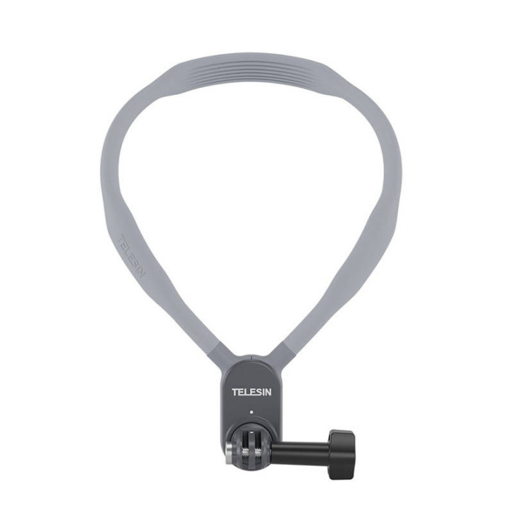 Telesin Supporto da Collo Magnetico TE-HNB-001 per Action Cam e Smartphone