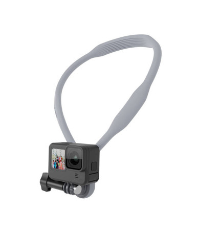 Telesin Supporto da Collo Magnetico TE-HNB-001 per Action Cam e Smartphone